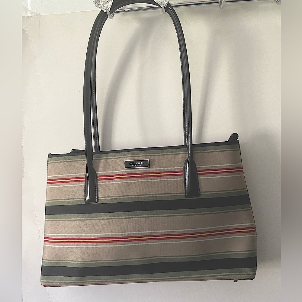 Kate Spade New York multicolor striped shoulder purse